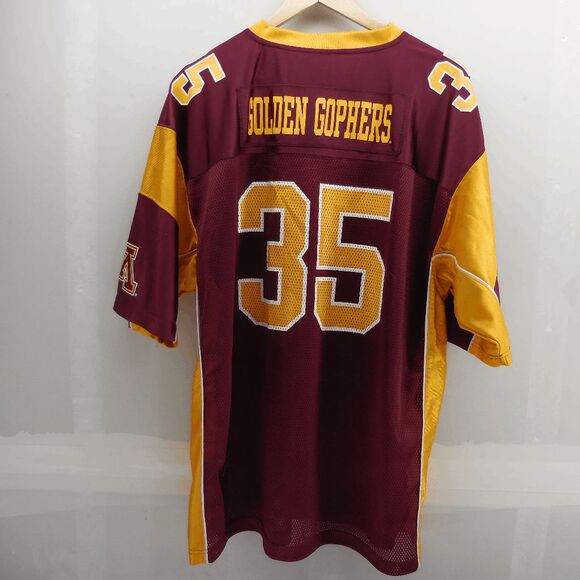 University of Minnesota Gold Gohpers ProEdge Jersey Mens XL Maroon & Gold EUC - Picture 3 of 6